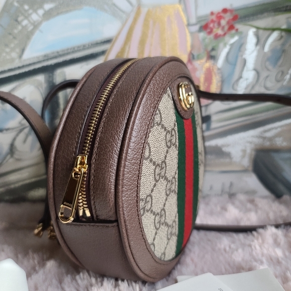 GUCCI Brown Ophidia GG Supreme Mini Backpack. Brand new in a box - Picture 9 of 14